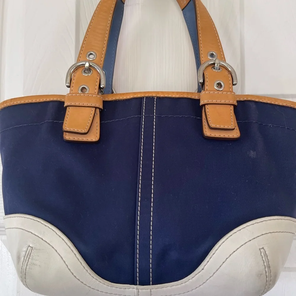 Coach Baseball Collection handbag GUC